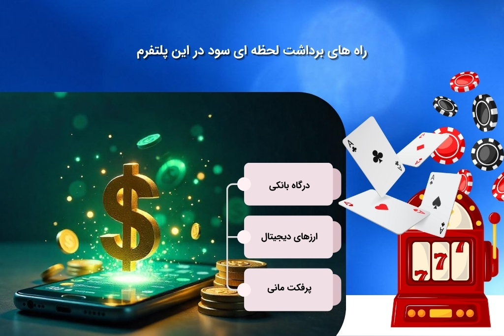شیوه های برداشت آنی در وطن گیم