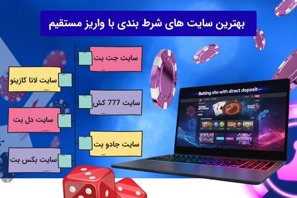 معرفی برترین سایت ها شرط بندی با واریز مستقیم